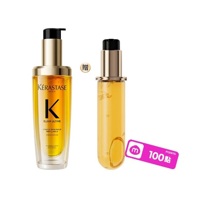 【KERASTASE 巴黎卡詩】金緻柔馭山茶花鎏光露75ml(升級版奢光小金油/護髮油/髮油)