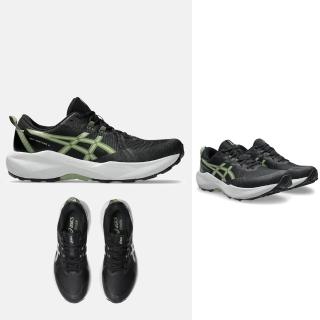 【asics 亞瑟士】GEL-VENTURE 11 男款 越野 慢跑鞋 一般楦 1011C160-004 黑 卡其綠 亞瑟膠 健行