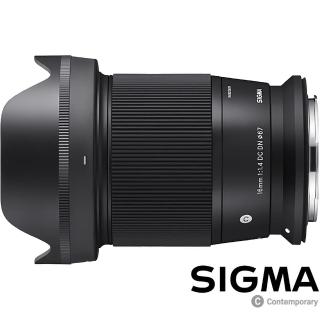 【Sigma】16mm F1.4 DC DN Contemporary for CANON RF 接環 (公司貨) 廣角定焦鏡頭 人像鏡 APS-C微單眼鏡頭