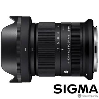 【Sigma】18-50mm F2.8 DC DN Contemporary for CANON RF 接環 (公司貨) 廣角變焦鏡頭 旅遊鏡 APS-C 鏡頭