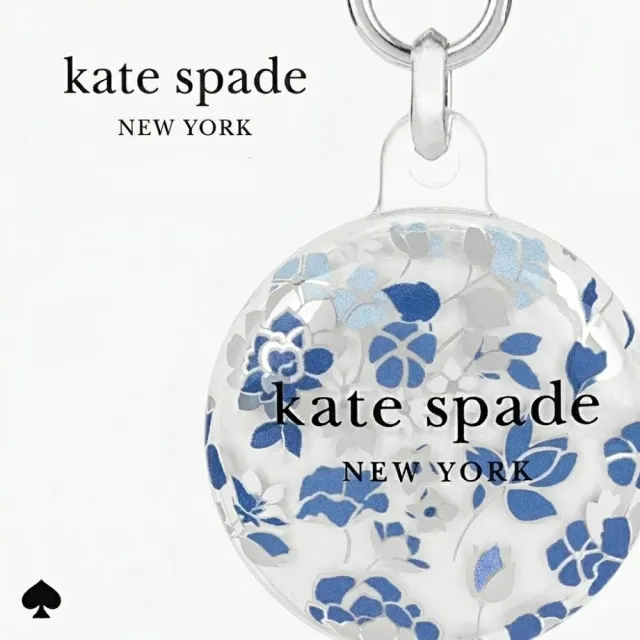 【KATE SPADE】AirTag 保護套 皇室藍