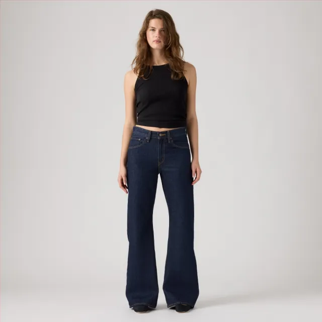【LEVIS】Loose Boot低腰寬鬆靴型牛仔褲 / 原色 女生牛仔褲 人氣新品 005DO-0022