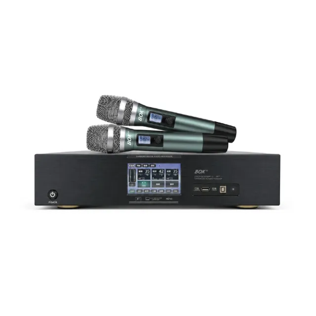 【BOK】AVR 觸控式HDMI智能數位卡拉OK擴大機(含UHF無線麥克風)