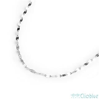 【CLIO BLUE】麥穗銀項鍊 925純銀裸鍊 雙魚 小魚(法國巴黎品牌/925純銀)