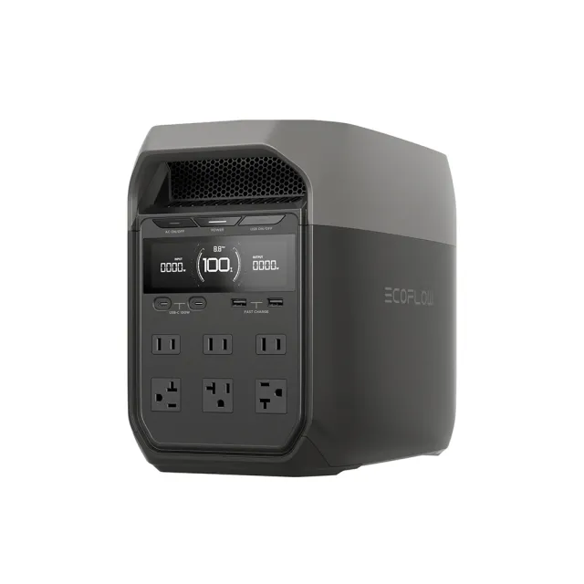 【ECOFLOW】DELTA 3 1800W戶外儲電設備 加贈收納包(儲能電源 防颱必備 停電神器)