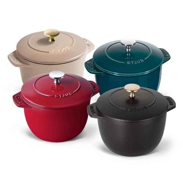 【STAUB】琺瑯鑄鐵鍋飯鍋16cm-顏色任選(德國雙人牌集團官方直營)