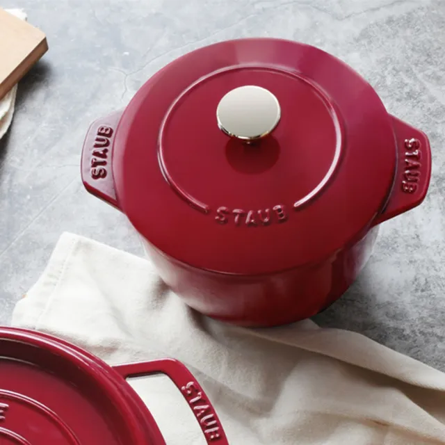 【STAUB】琺瑯鑄鐵鍋飯鍋16cm-顏色任選(德國雙人牌集團官方直營)