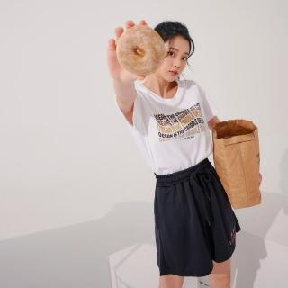 【OB 嚴選】情侶系列棉質機能快乾文字印花T恤女 《KL1350》