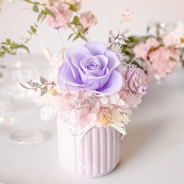 【Floral M】擁抱美好時光永生花禮贈香氛油(乾燥花/永生花/情人節花禮/生日禮物/開幕花禮/居家擺飾)