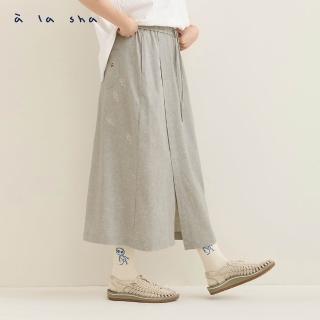 【a la sha】飛飛繡花紮染裙