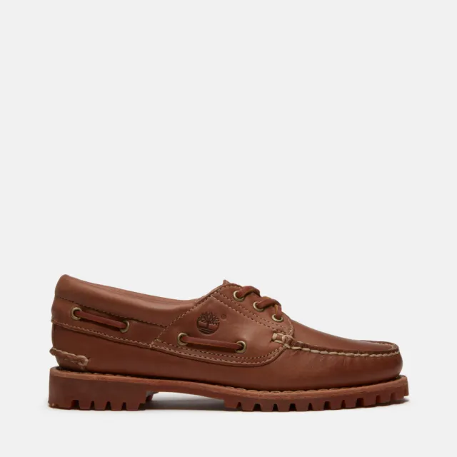【Timberland】女款棕色特別款Timberland R Authentic三孔帆船鞋(A2GNVETD)
