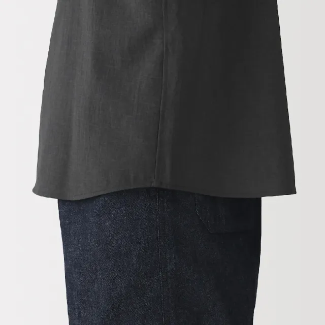 【MUJI 無印良品】男透氣五分袖襯衫(墨灰/深藍/深棕)