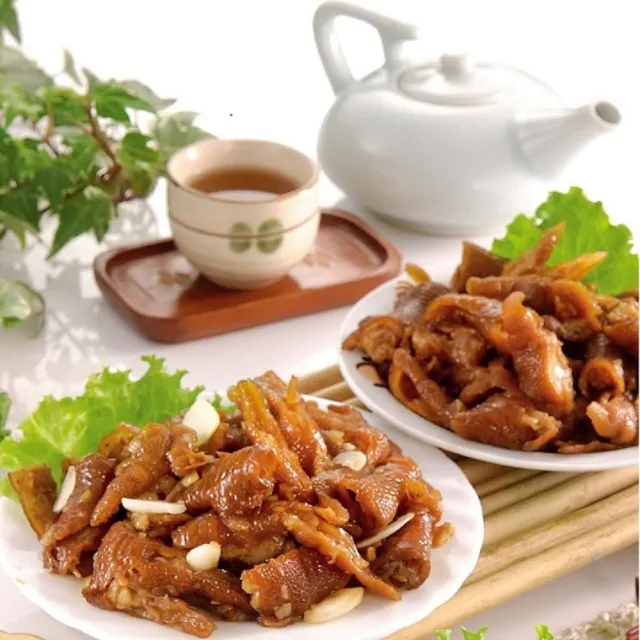 無骨鳳爪口味任選5包(江家無骨鳳爪滷味任選)