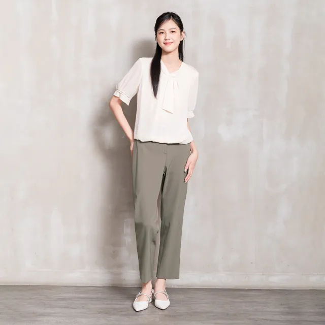 【perng yuh 芃諭名品】微風語境 結飾 雪紡上衣(2026 AW Collection|5C秋冬新品上市)