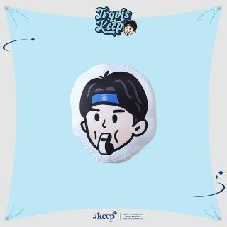 KEEP x TRAVIS 崔維斯 聯名款 Q版頭像 崔大頭 抱枕 (KS300)