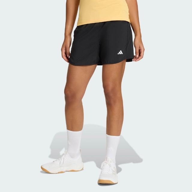 【adidas 愛迪達】運動 休閒 短褲 女褲 WE MIN 5IN SH(JZ6494)