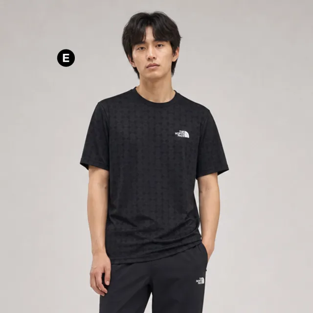 【The North Face】線上獨家款｜北面男女款 FLASHDRY速乾透氣LOGO短T (多款任選)