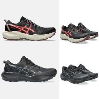 【asics 亞瑟士】GEL-VENTURE 11 D 女款 越野 慢跑鞋 寬楦 1012B932-003-004 黑灰 黑珊瑚橘 亞瑟膠 健行