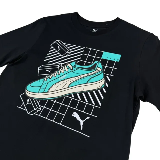 【PUMA】男款 經典球鞋款 Puma 短T 大尺碼 彪馬 純棉 短袖 T恤 保證正品(1367)