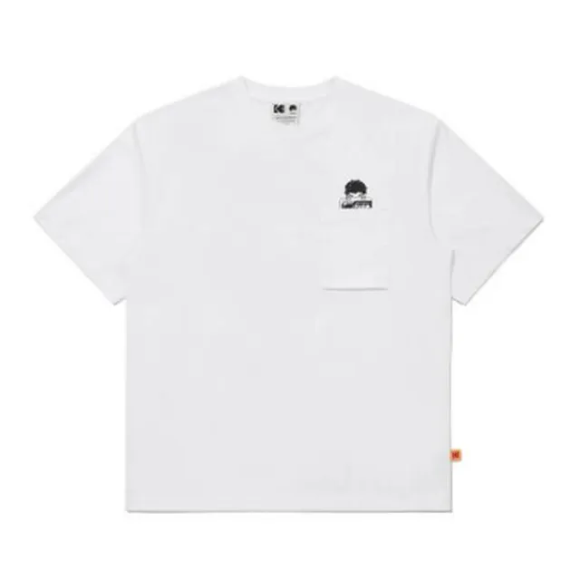 【KODAK Apparel】柯達 男女同款 短袖T恤 涼感 KODAK X Hirono 口袋印花 共2色 / KB602036BLK KB602036WHT