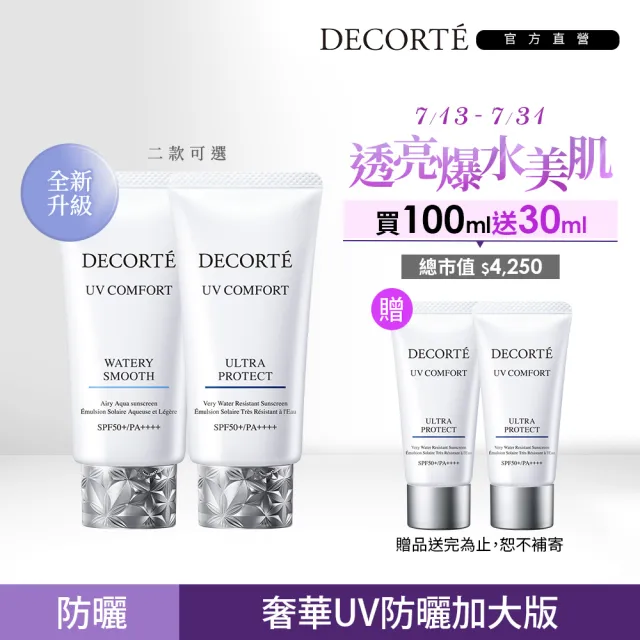 【COSME DECORTE 黛珂】極效光無痕防禦乳50mL 二入組防曬
