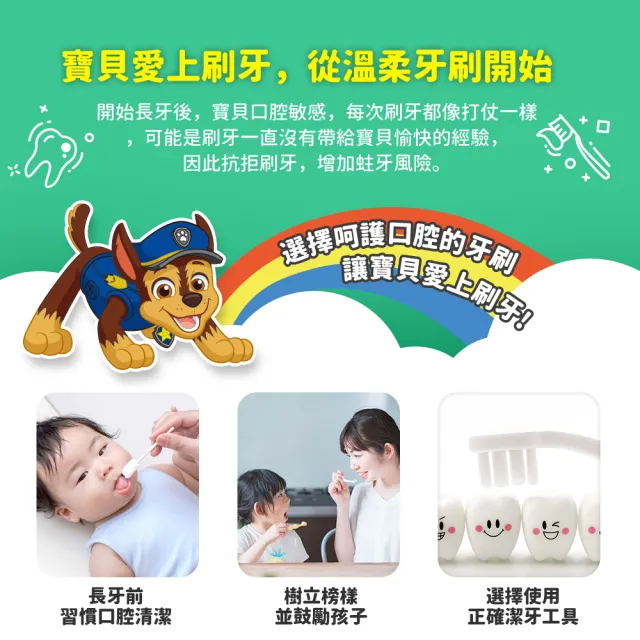 【Lab52 齒妍堂】無氟食品級安心刷牙組_口味任選(無氟含鈣健齒牙膏60gX3+小頭軟毛牙刷2入組)