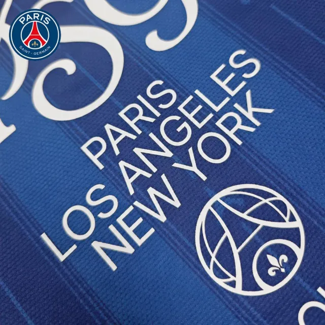 【FANATICS】PSG JERSEY INSPIRED STRIPE S/S TEE NAVY 巴黎聖日耳曼 藍 足球球衣 短袖上衣 T恤
