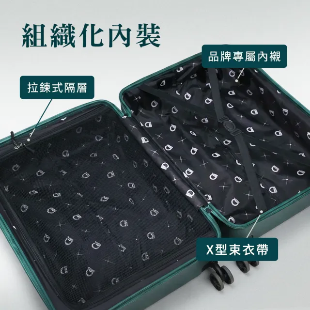 【Arlink】20+29吋超輕行李箱 上掀式行李箱｜德國純PC材質 | 雙掛勾設計｜登機箱｜廉航登機箱