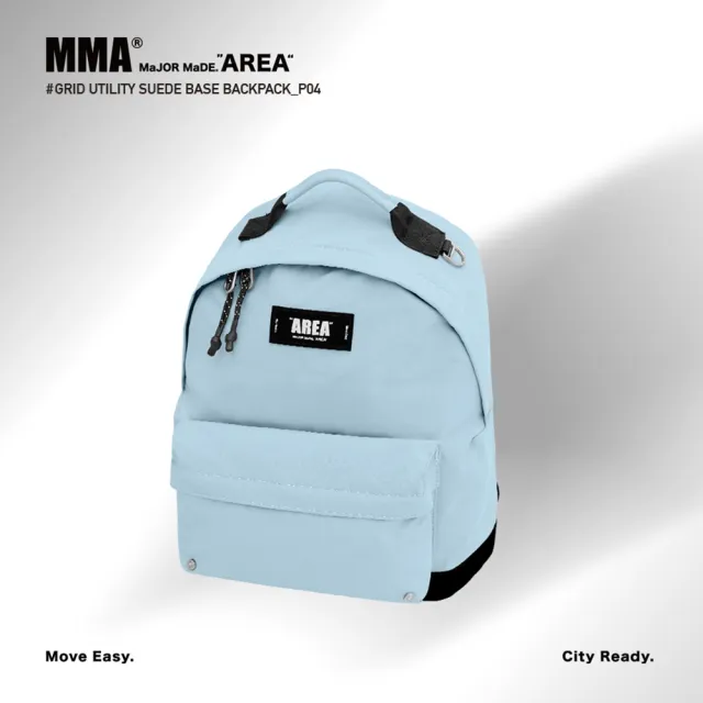 【MAJOR MADE】方格工裝麂皮底後背包(機能包/後背包/防潑水)