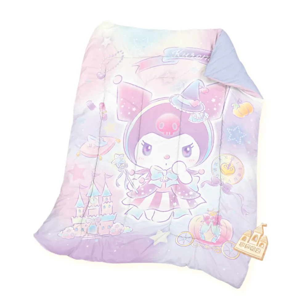 【享夢城堡】MIT石墨烯發熱抗菌暖被150x200cm－三麗鷗酷洛米Kuromi 魔幻仙履-卡通冬被棉被