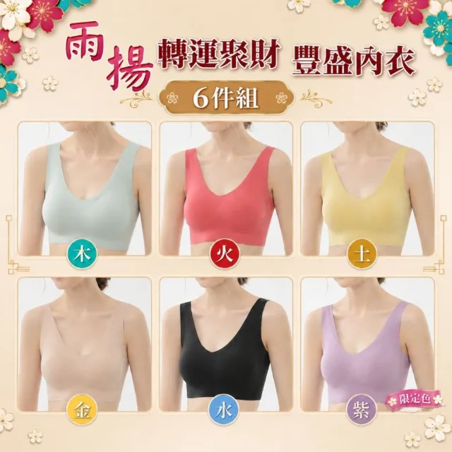 【雨揚】2026雨揚加持聚財豐盈內衣(5種尺寸任選)