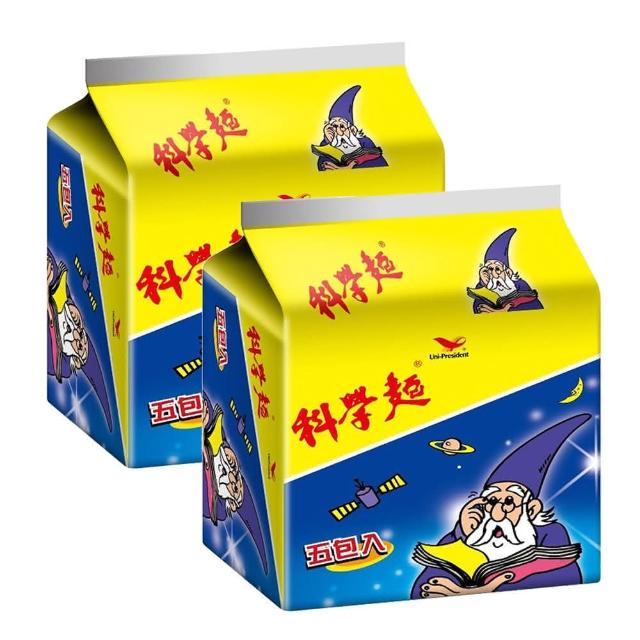【科學麵】科學麵原味40gx5入 x2袋(共10入)(TQF微笑標章)