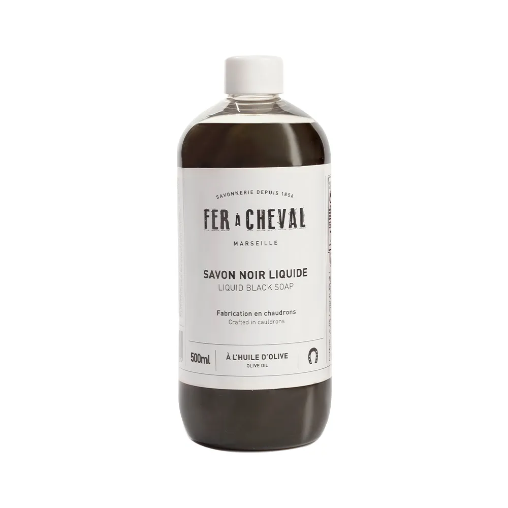 【Fer a Cheval 法拉夏】黑皂液 500ml(去汙除霉 窗戶 地板清潔 浴廁除霉 花草除蟲 草本植萃)