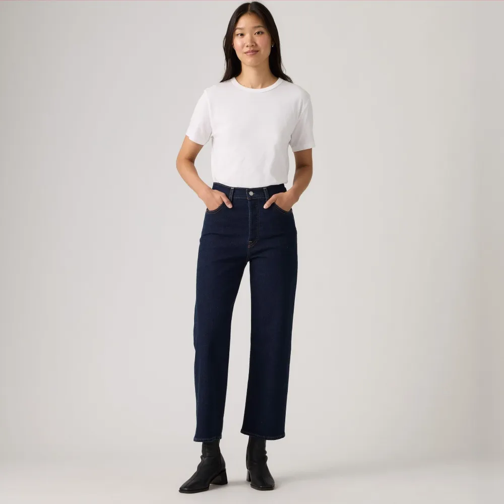 【LEVIS】Ribcage Straight Ankle高腰直筒牛仔褲 / 微彈性 女生牛仔褲 熱賣單品 72693-0285