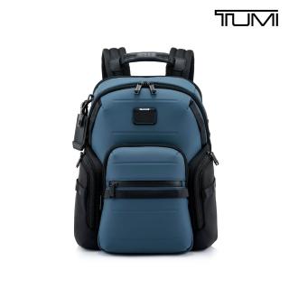 【TUMI】Alpha Bravo Navigation 彈道尼龍都會通勤後背包 - 灰藍