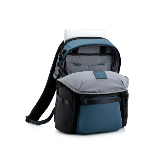 【TUMI】Alpha Bravo Navigation 彈道尼龍都會通勤後背包 - 灰藍