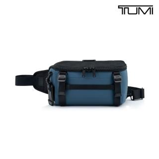 【TUMI】Alpha Bravo Platoon 彈道尼龍通勤休閒肩背包 - 灰藍