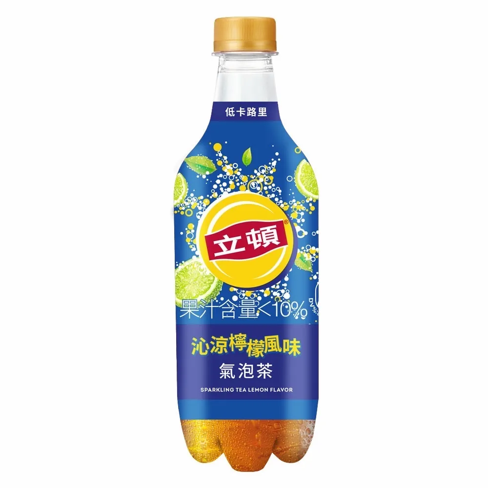 【立頓】立頓沁涼檸檬風味氣泡茶500mlx24入/箱