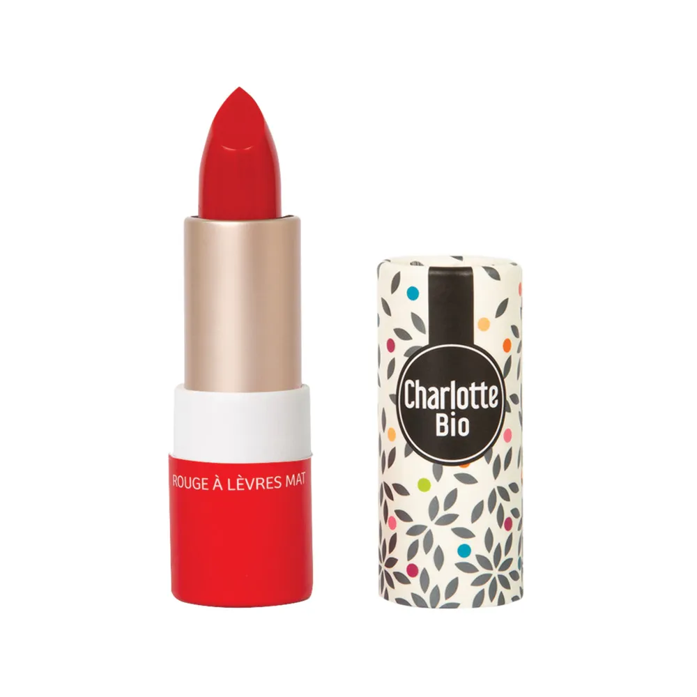 【CHARLOTTE BIO】有機霧面唇膏 Mat Lipstick 柔霧顯色 自然持色(3.5g)