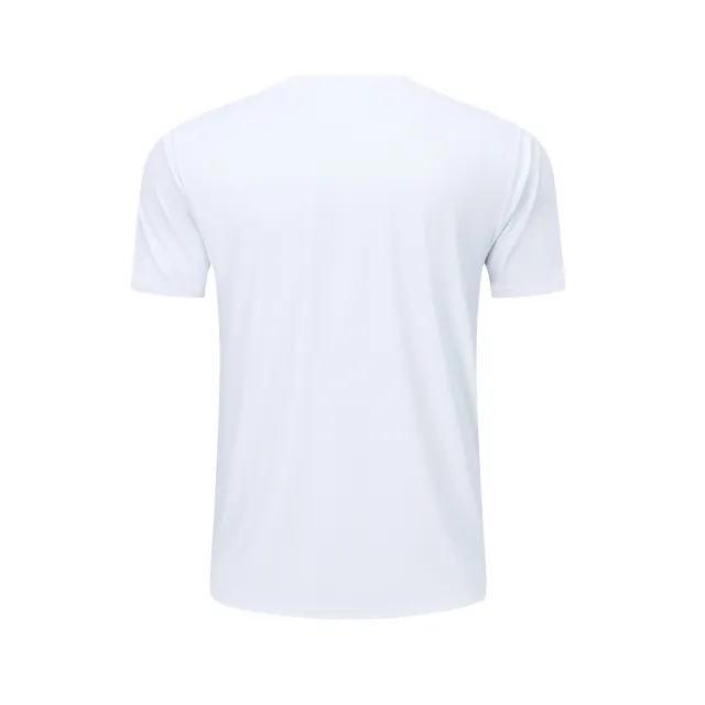 【JNICE 久奈司】LOGO TEE 中性版型 T-shirt T恤 排汗衣 運動服 果凍衣(白)