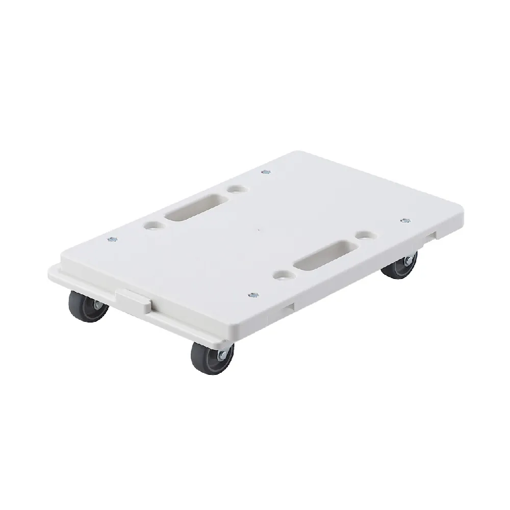 【MUJI 無印良品】縱橫皆可連接聚丙烯平台車 約寬27.5x深41x高7.5 cm