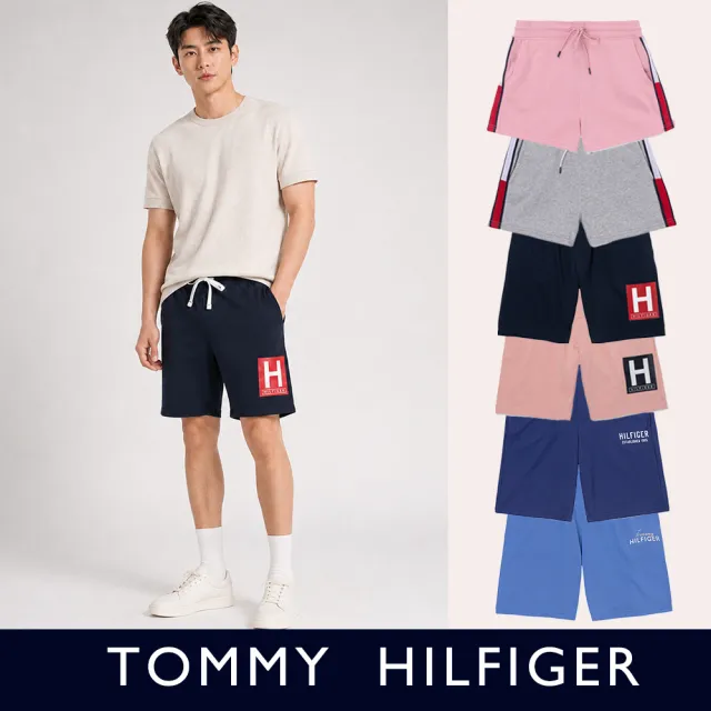 【TOMMY HILFIGER】TOMMY 經典LOGO休閒短褲 休閒褲-男女款-多色選(平輸品)