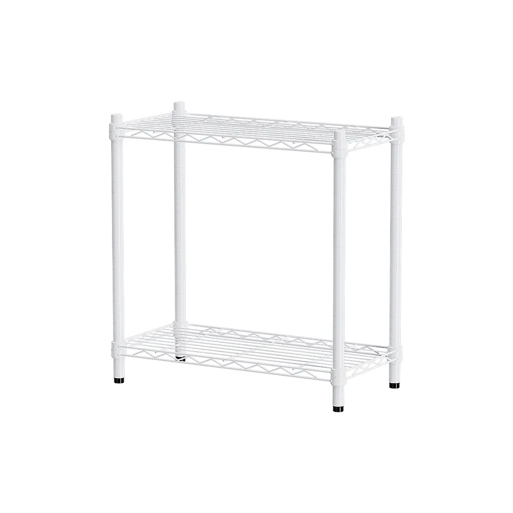 【dayneeds 日需百備】輕型 60x30x60公分烤漆二層架(鐵力士架/收納層架/鞋架/展示架/層架/鐵架)
