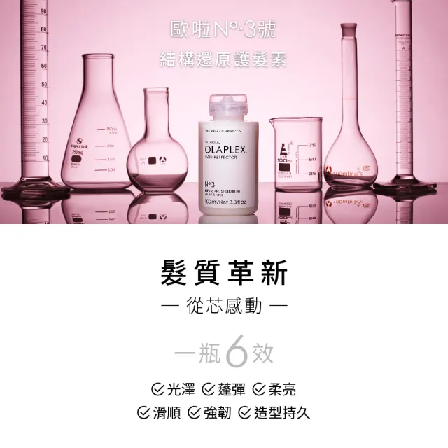 【OLAPLEX 歐啦】3號結構還原護髮素100ml雙入組(3號洗前修護素100mlx2)