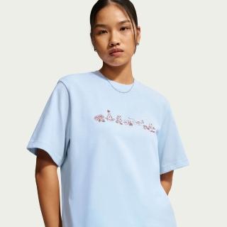 【NIKE 耐吉】短袖上衣 女 T恤 寬鬆 AS W NSW SS TEE BOXY 藍 IW1213-407