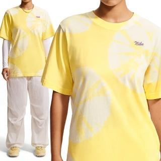 【NIKE 耐吉】As W Nsw SS Tee 女款 黃色 渲染 寬鬆 T恤 運動 休閒 短袖 IW1212-722