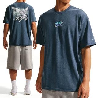 【NIKE 耐吉】As U Nsw Retro Flair Tee 男款 藍色 寬鬆 運動 休閒 短袖 IW1196-410
