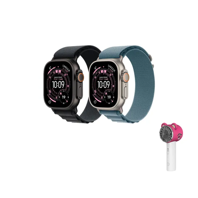 迪士尼製冷扇組【Apple】Apple Watch Ultra 3 GPS+行動網路 49mm(鈦金屬錶殼搭配高山錶環)