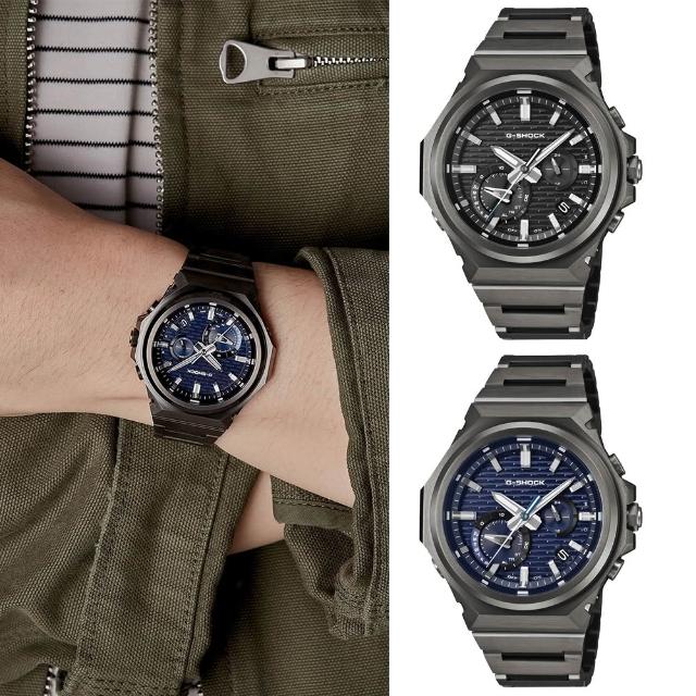 【CASIO 卡西歐】G-SHOCK 碳纖維防護太陽能藍牙手錶-2款可選 父親節 送禮(GST-B1000BD-1A/GST-B1000BD-2A)