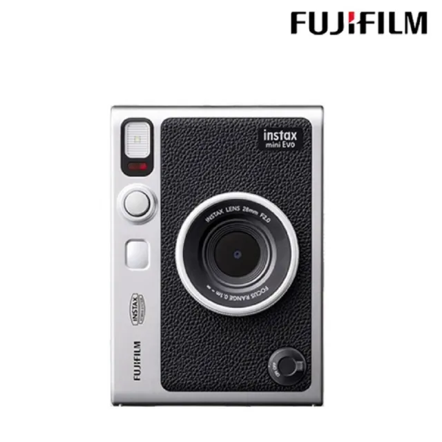 【FUJIFILM 富士】Instax Mini EVO 混合式數位拍立得相機 原廠公司貨(專用皮套40張底片相冊..豪華組)